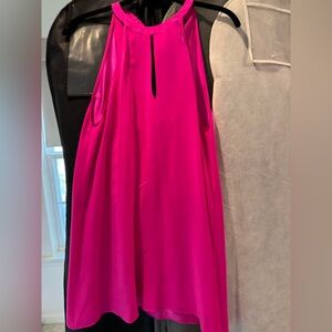Amanda Uprichard Fuchsia Sleeveless Dress with tie back
